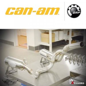 Полная система выпуска R.J.W.C с двойным глушителем для BRP Outlander G2 (расположение на две стороны) 1153